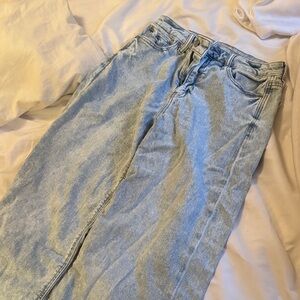 American Eagle Outfitters Light Wash Straight Leg Jeans